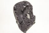 Sparkling Amethyst Geode on Metal Stand #209014-1